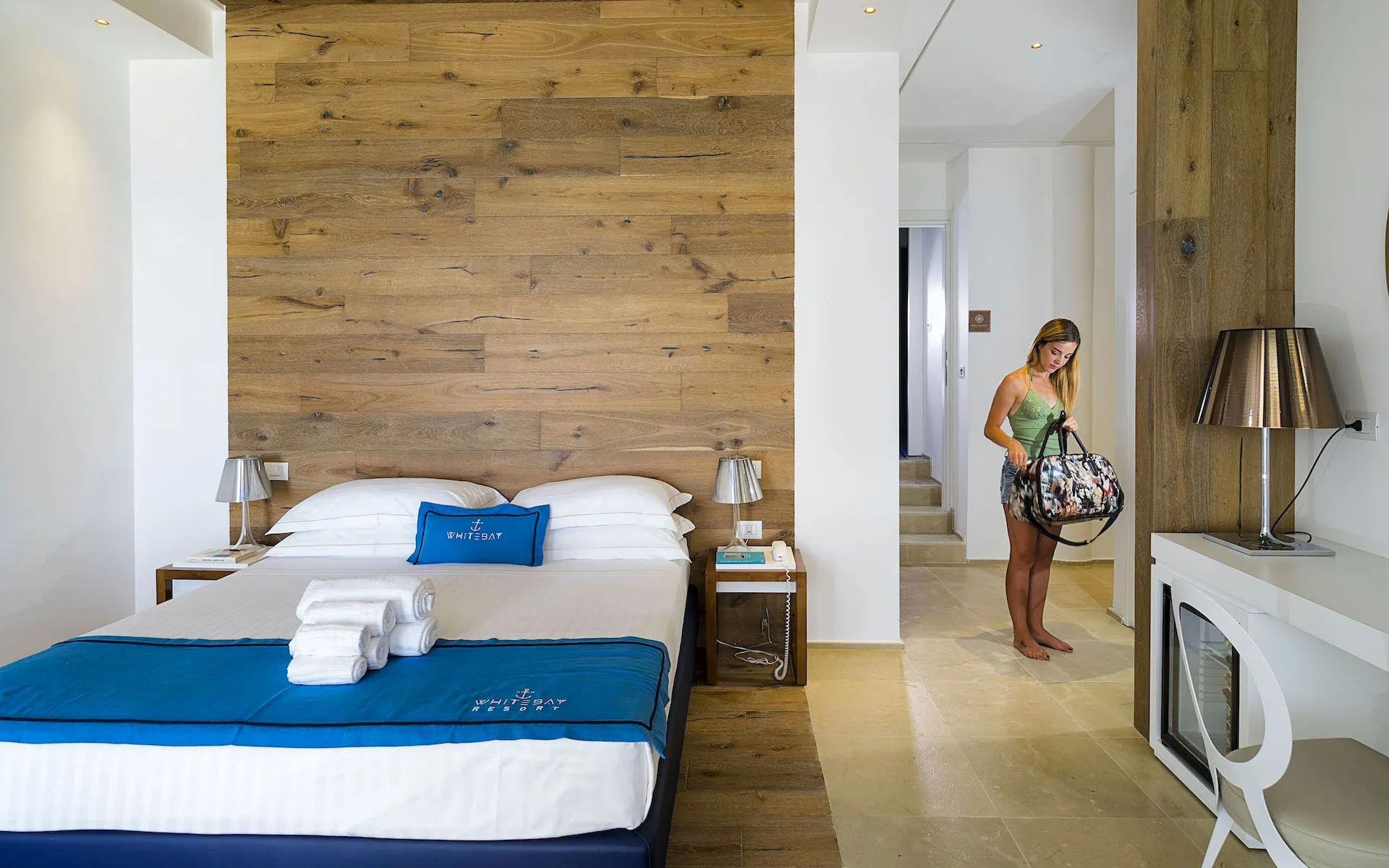 The Spa Suite with sea view from the bed